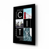 City Glass Wall Art.